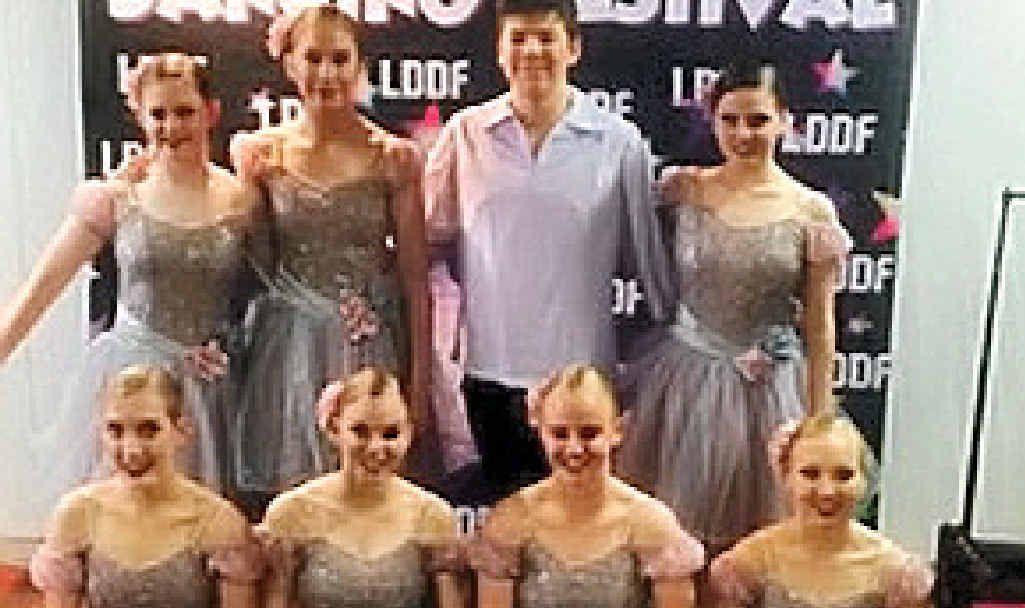The 15 years ballet team (back, from left) Eve Kelly, Georga Tumata, Lachlan Doherty, Annalise Haidley; (front) Georgia Clegg, Tysharna Wright, Alexis Carey and Maddie Farrell.